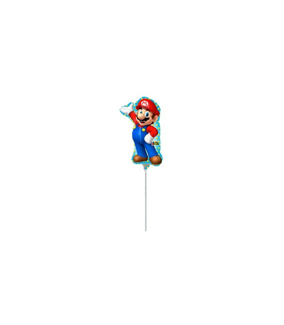 Pallone foil Minishape Supermario - SI GONFIA AD ARIA