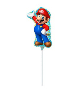 Pallone foil Minishape Supermario - SI GONFIA AD ARIA