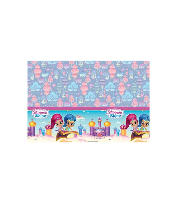 Tovaglia plastica 120 x 180 cm Shimmer & Shine Glitter Friends 1 pz