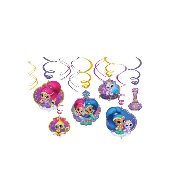 Pendenti Swirl Shimmer & Shine 6 pz