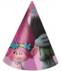 Cappello cono Trolls 6 pz