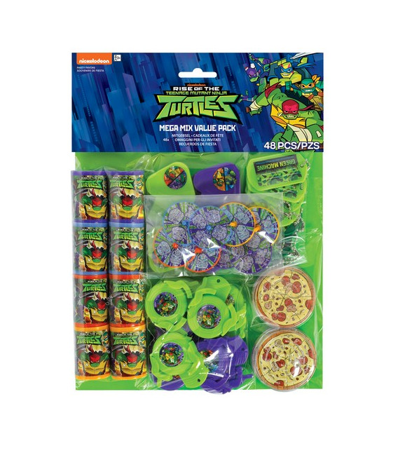 Set 48 Favors Tartarughe Ninja TMNT 48 pz