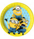 Piatto 23 cm Lovely Minions 8 pz