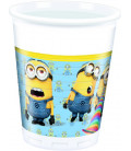 Bicchiere plastica 200 ml Lovely Minions 8 pz