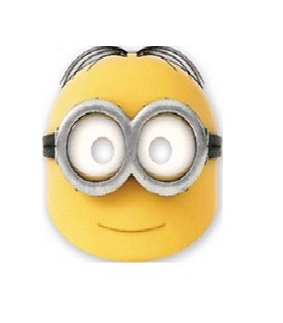 Maschere cartoncino Lovely Minions 6 pz