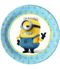 Piatto 20 cm Minions Lovely 8 pz