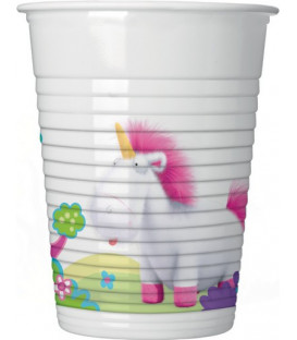 Bicchiere plastica 200 ml FLUFFY 8 pz