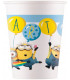 Bicchiere carta 200 ml Lovely Minions 8 pz