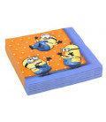 Tovagliolo 33 x 33 cm Minions 3 confezioni