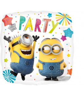 Pallone foil standard 17" - 42 cm Minions Party 1 pz