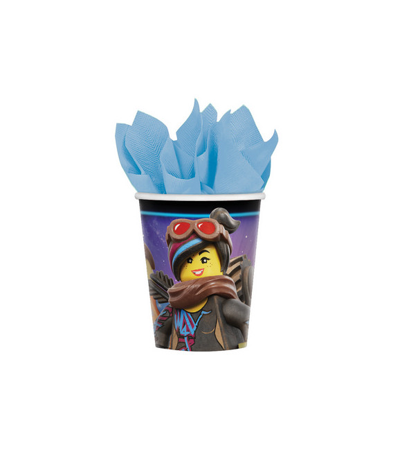 Bicchieri carta 266 ml Lego Movie 8 pz