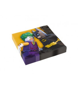 Tovagliolo 33 x 33 cm Lego Batman 16 Pz