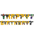 Festone snodabile 180 x 15 cm Happy Birthday Lego Batman 1 pz