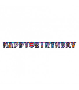 Festone Happy Birthday 163 x 13 cm Lego Movie 2 1 pz