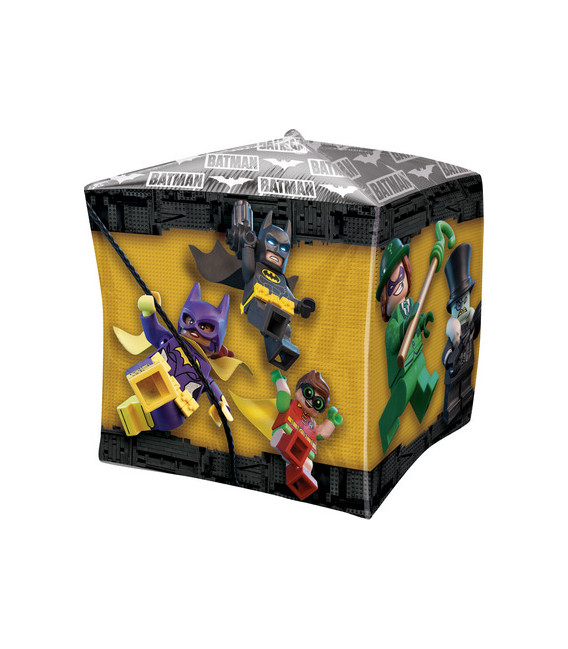 Pallone foil Ultrashape Cubez 15" - 38 cm Lego Batman 1 pz