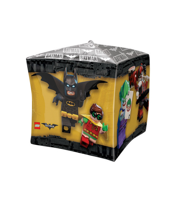 Pallone foil Ultrashape Cubez 15" - 38 cm Lego Batman 1 pz