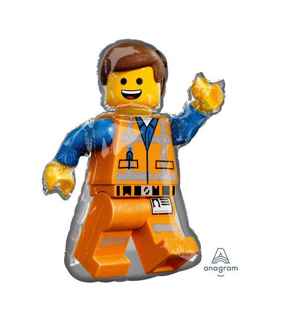 Pallone foil Supershape 60 x 81 cm Lego Movie 2 1 pz