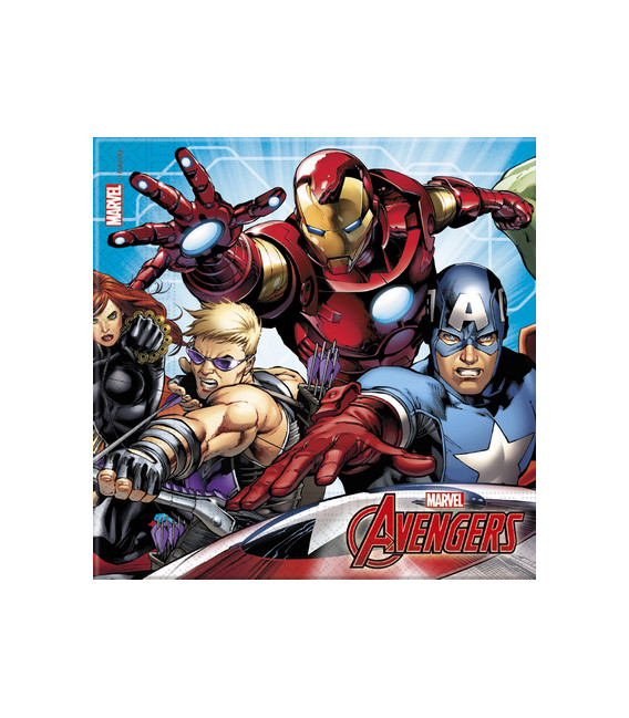 Tovagliolo 33 x 33 cm Avengers Mighty 1 Pz