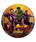 Piatto 23 cm Avengers Infinity War 8 pz