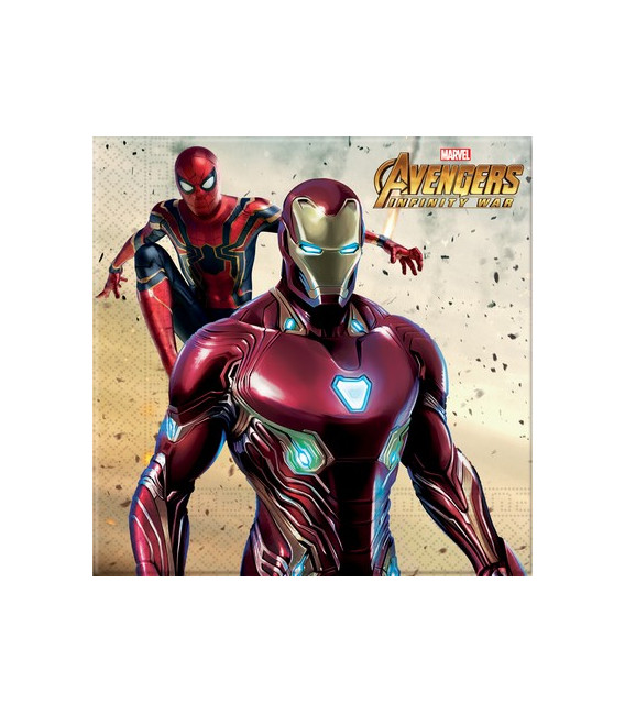 Tovagliolo 33 cm Avengers Infinity War 1 Pz