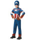 COST.CAPITAN AMERICA C/MASCHERA 7/8 ANNI CM.128 1 pz