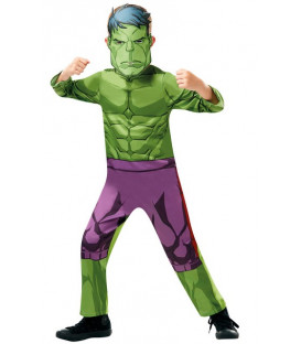 COSTUME HULK CON MASCHERA -L- 7/8 ANNI CM.128 1 pz