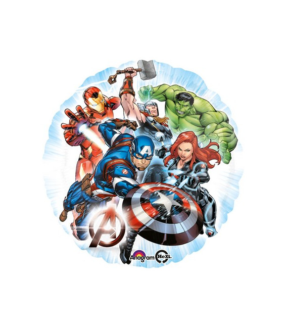 Pallone foil standard 17" - 42 cm Avengers 1 pz