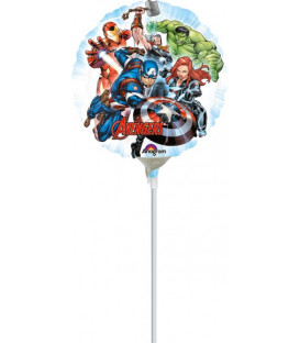 Pallone foil Mini 9" - 23 cm Avengers - SI GONFIA AD ARIA