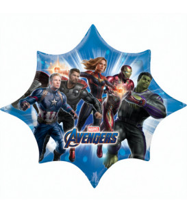 Pallone foil Supershape 88 x 73 cm Avengers Endgame 1 pz