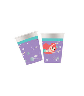 Bicchiere carta 200 ml Ariel Under The Sea 8 pz