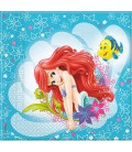 Tovagliolo 33 x 33 cm Ariel Disney