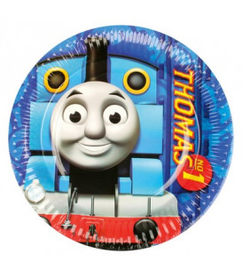 Piatto 18 cm Trenino Thomas 8 pz