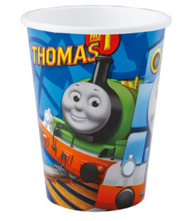 Bicchiere carta 250 ml Trenino Thomas 8 pz