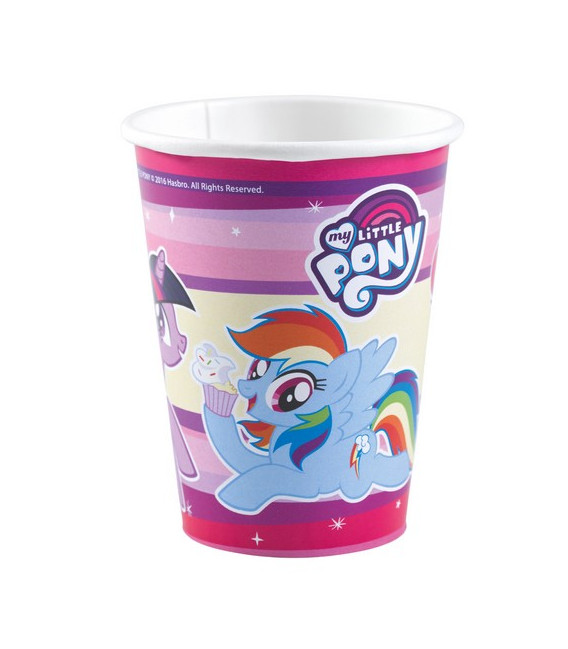 Bicchiere 250 ml My Little Pony 8 pz