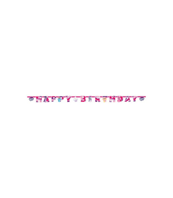 Festone Happy Birthday 200 x 15 cm My Little Pony 1 pz