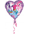 Pallone foil standard 17" - 42 cm My Little Pony Heart 1 pz