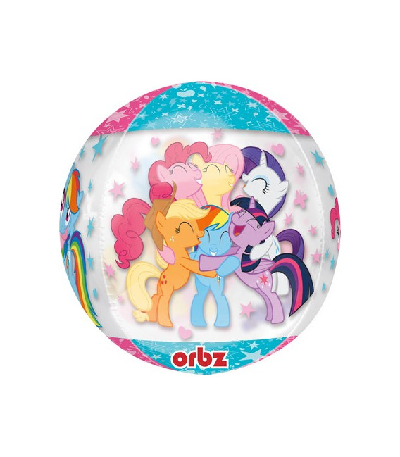 Pallone foil ORBZ trasparente 16" - 40 cm My Little Pony 1 pz