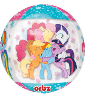 Pallone foil ORBZ trasparente 16" - 40 cm My Little Pony 1 pz