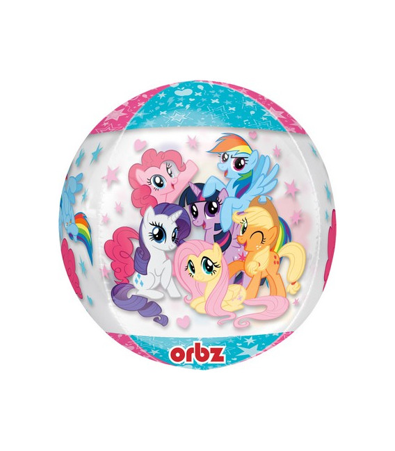 Pallone foil ORBZ trasparente 16" - 40 cm My Little Pony 1 pz