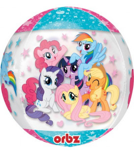 Pallone foil ORBZ trasparente 16" - 40 cm My Little Pony 1 pz