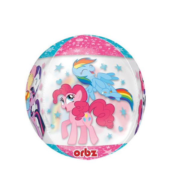 Pallone foil ORBZ trasparente 16" - 40 cm My Little Pony 1 pz