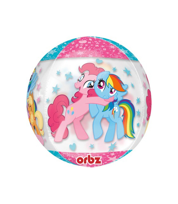 Pallone foil ORBZ trasparente 16" - 40 cm My Little Pony 1 pz