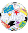 Pallone Bubble 22"-56cm Graduation 1 pz