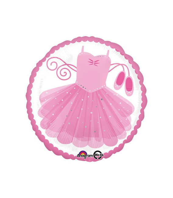 Pallone foil standard 17" - 42 cm Ballerina Tutu 1 pz