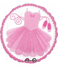 Pallone foil standard 17" - 42 cm Ballerina Tutu 1 pz