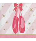 Tovagliolo 25 x 25 cm Ballerina - Twinkle Toes 3 confezioni