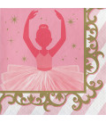 Tovagliolo 33 x 33 cm Ballerina -Twinkle Toes 3 confezioni