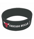 Braccialetti in gomma Altezza 2,54 cm - diam. 10 cm NBA Chicago Bulls 6 pz