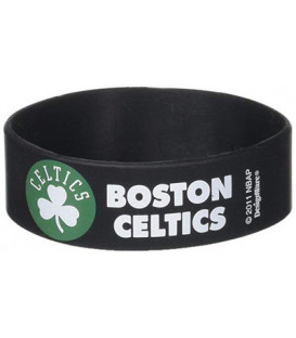 Braccialetti in gomma Altezza 2,54 cm - diam. 10 cm NBA Boston Celtics 6 pz