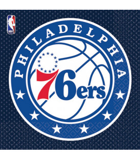 Tovagliolo 33 x 33 cm NBA Philadelphia 76ers 3 confezioni